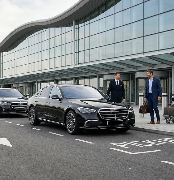 Premium executive vehicle representing Droppin Chauffeurs fleet standards