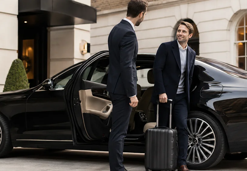 Development placeholder for chauffeur departure travel connected with Luton Airport