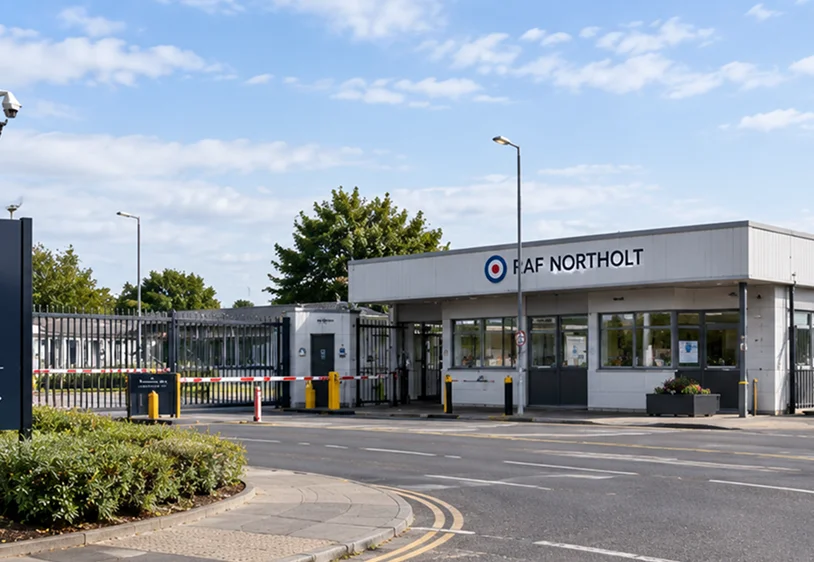 Development placeholder for chauffeur departure travel connected with RAF Northolt