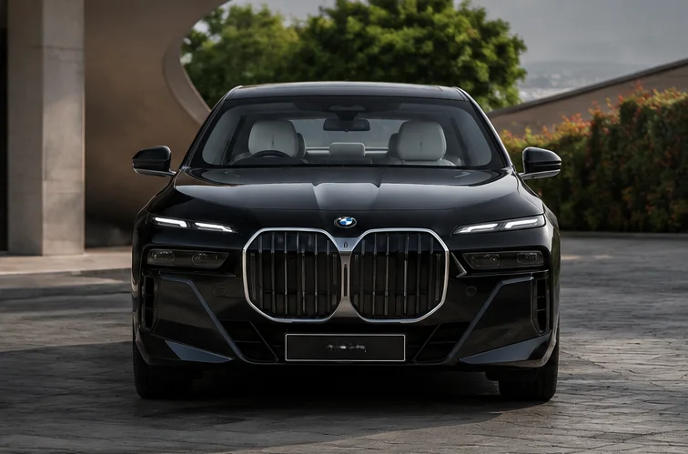 BMW i7 chauffeur vehicle