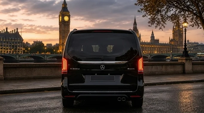 Mercedes-Benz V-Class interior for comfortable chauffeur travel