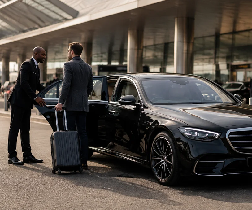 Professional chauffeur providing Andover transfer