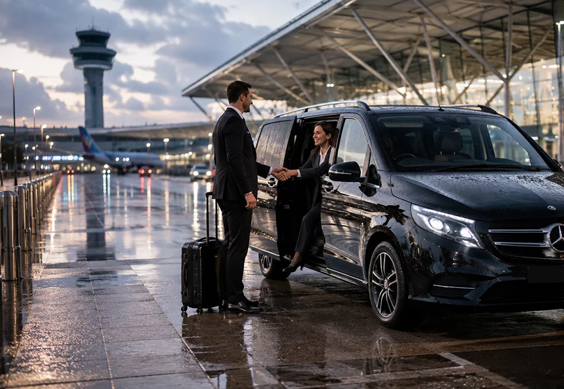 Luxury vehicle for Andover chauffeur transfer