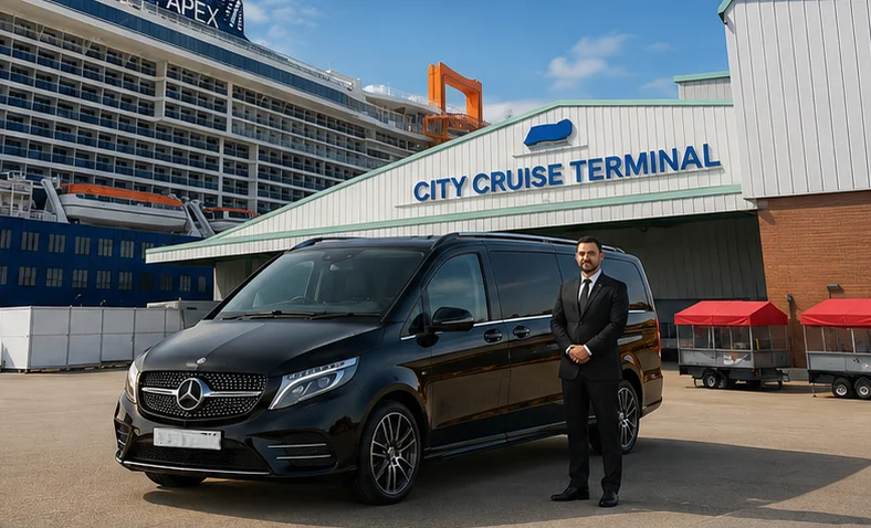 Professional chauffeur providing Southampton cruise transfer