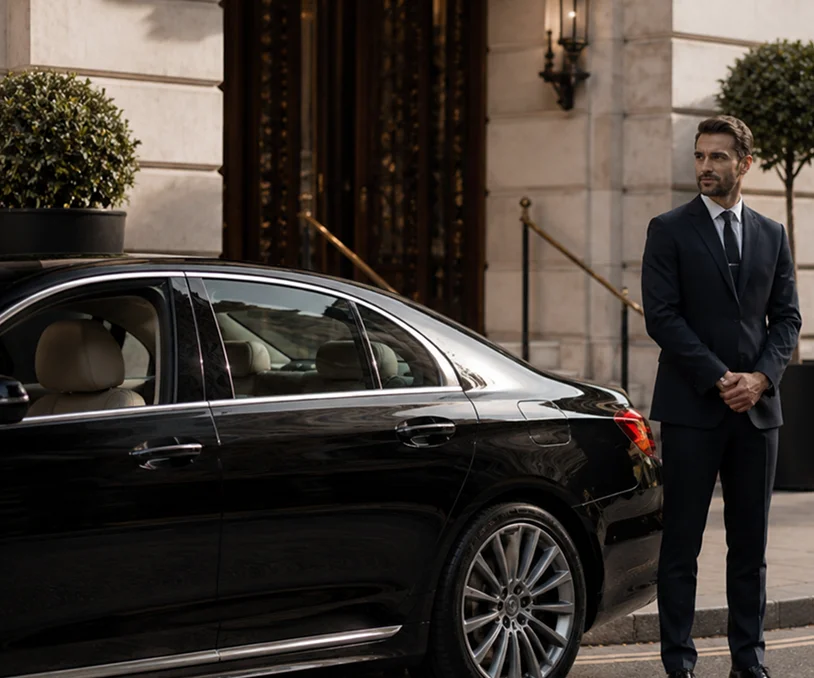 Executive chauffeur supporting a multi-stop roadshow itinerary
